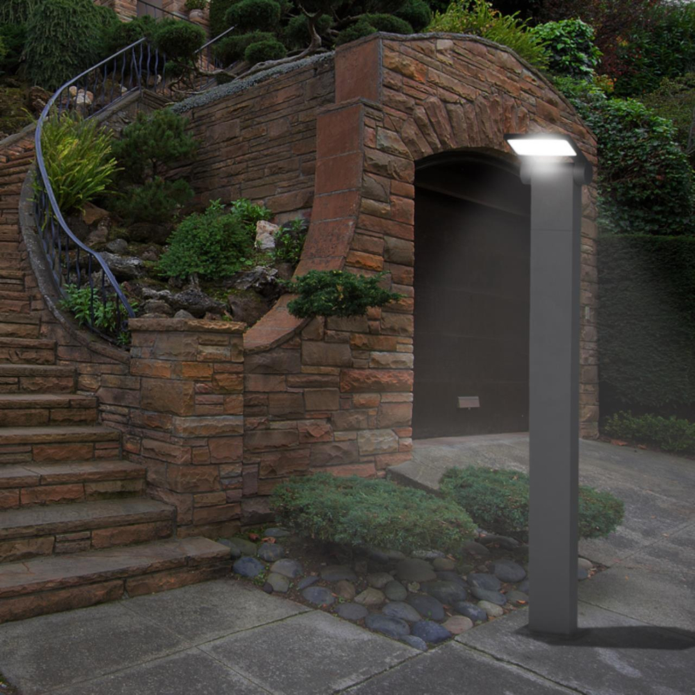 Ландшафтный светодиодный светильник 357522 STREET NT18 162 темно-серый IP54 LED 3000K 10W 100-240V ROCA