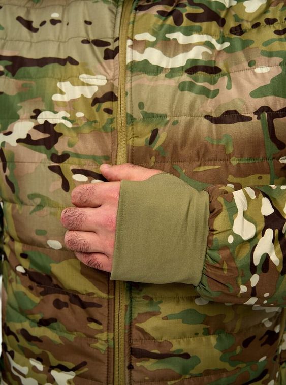 Тактическая военная демисезонная куртка Джунгли 2 с капюшоном Мультикам