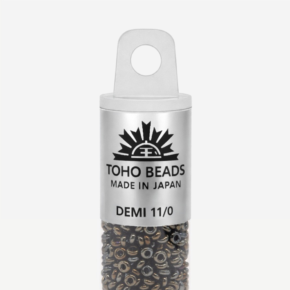 Японский бисер TOHO Demi 11/0 (№83), металлизированный, непрозрачный глянцевый