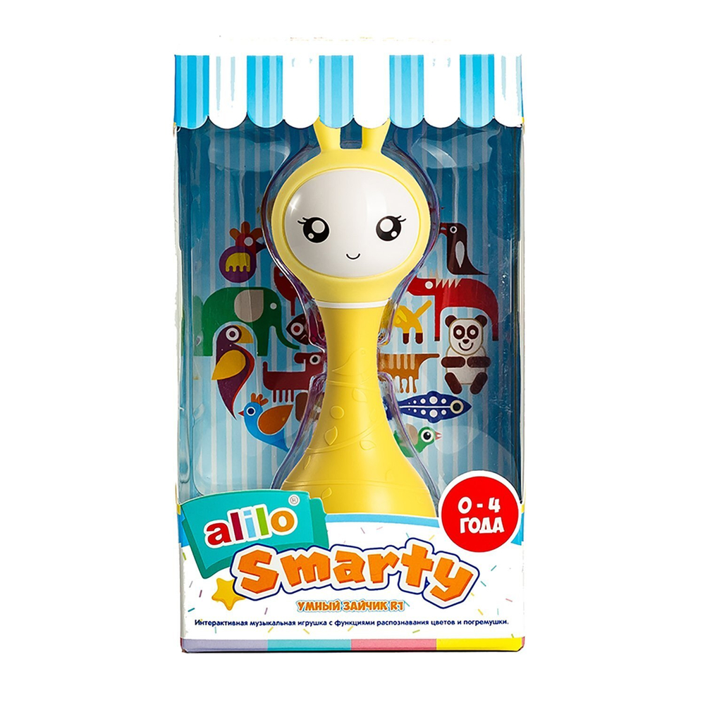 Музыкальная игрушка Умный зайка alilo R1. Цвет: жёлтый. Арт. 60907