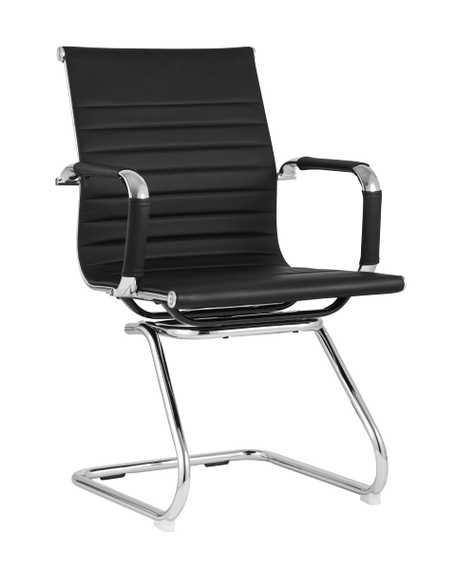 Кресло офисное TopChairs Visit черное