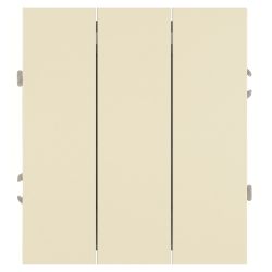 Выключатель ЭРА Arktik 16-1107-02 тройной 10АХ-250В слоновая кость | Эра Arktik