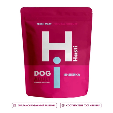 Hasti Adult All breeds Индейка для собак 10 кг