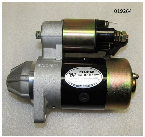 Стартер электрический/Starting motor assy С192F,QD114D,12v 1,2 kw