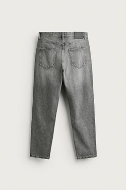 ZARA ДЖИНСЫ SLIM TAPERED, СЕРЫЙ