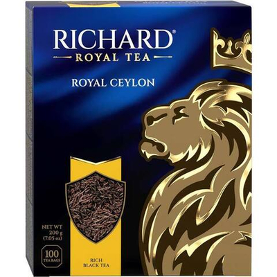 Чай в пакетиках Richard Royal Ceylon 100 шт