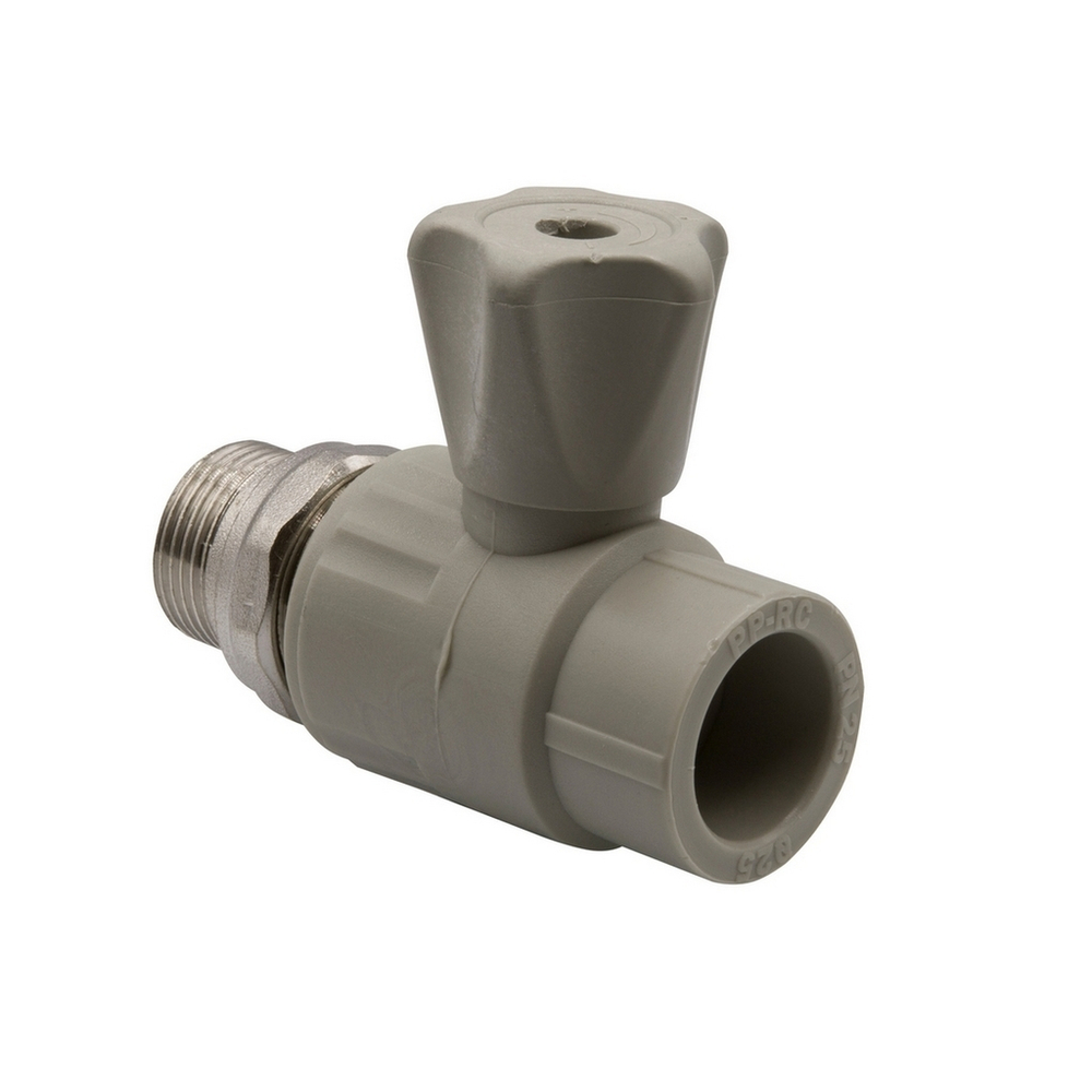 Кран американка шар 25-3/4'' прямой EVER®  СЕРЫЙ (Россия)