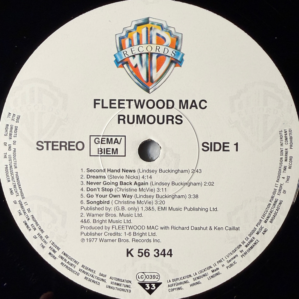Fleetwood Mac – Rumours (Германия 1984г.)