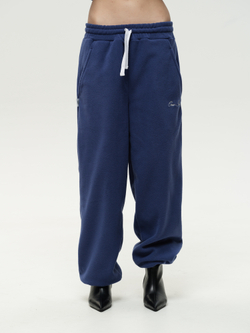 Drawstring Sweatpants Navy Smoke