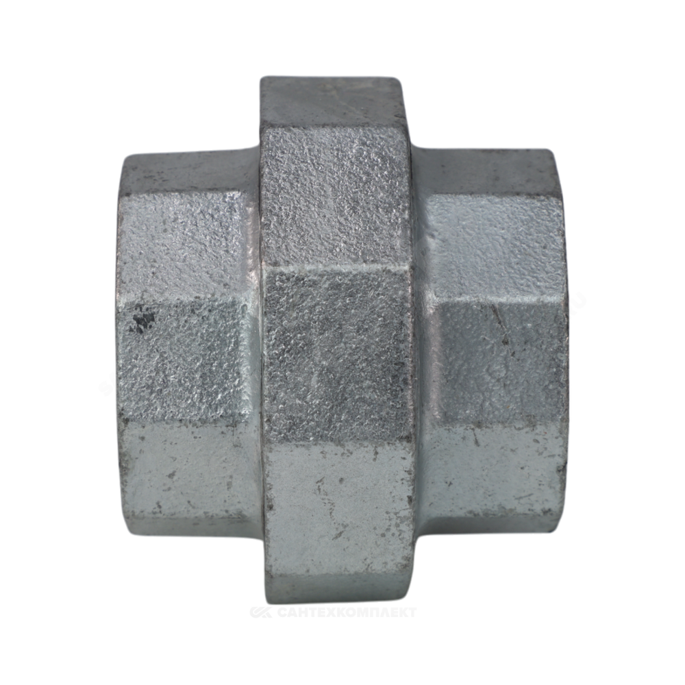 Соединитель прямой американка чугун оц Ду 32 (1 1/4") ВР/ВР Fittex PLUS