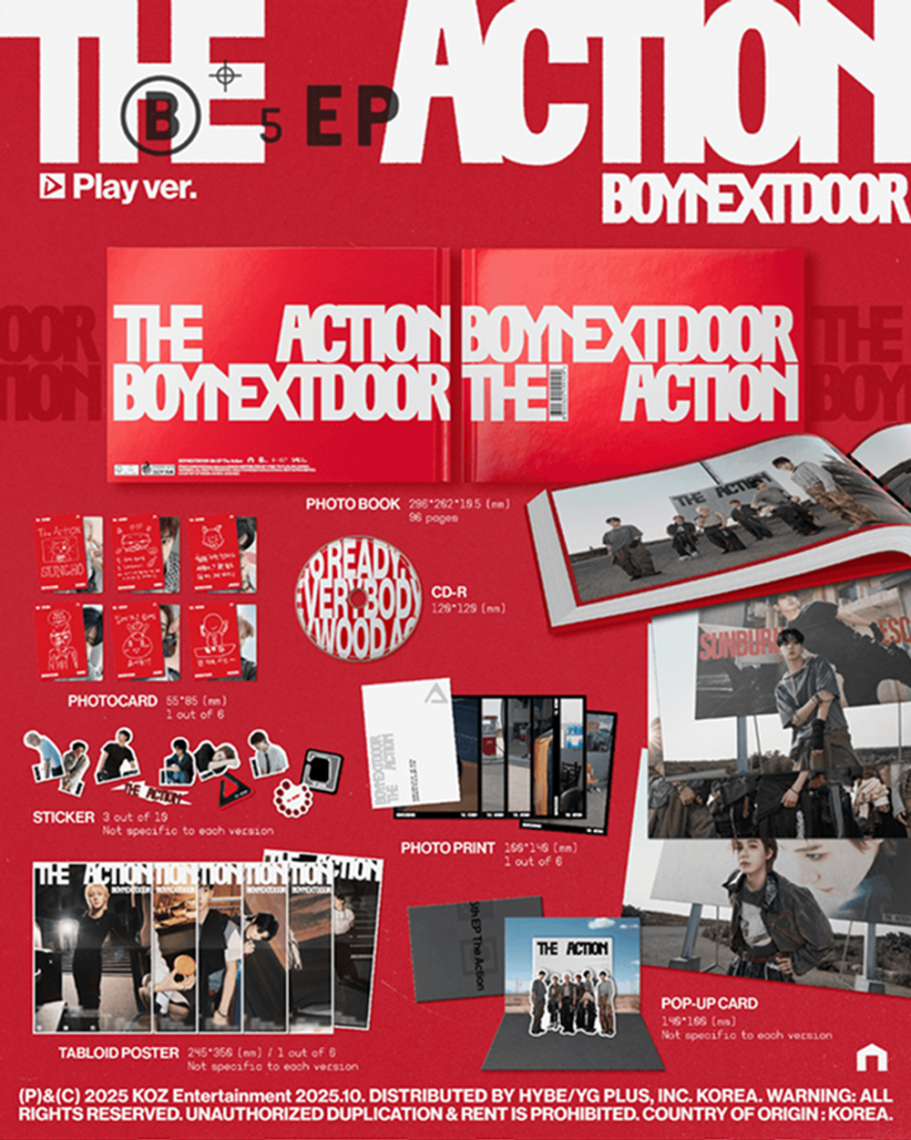 [Альбом] BOYNEXTDOOR - The Action (Standard ver)