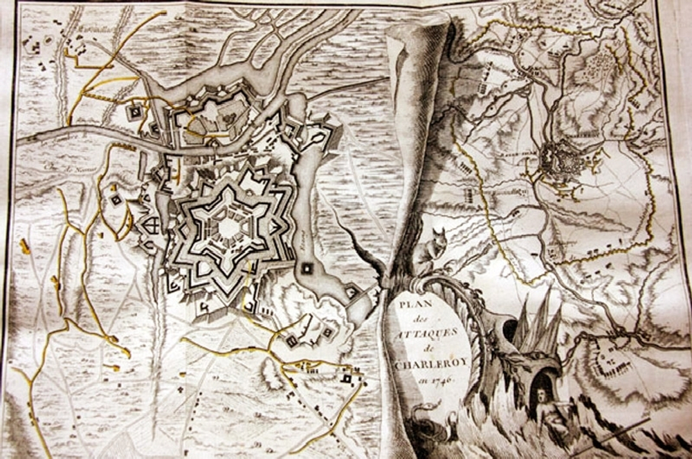 "Plans et journaux des sieges de la derniere Guerre de Flandres"  1750 г.