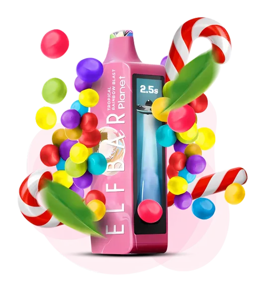 Elf Bar Planet 25000 - Tropical Rainbow Blast (5% nic)