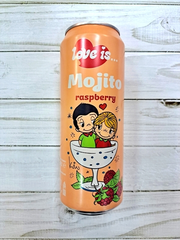 Безалкогольный газированный напиток Love is "Mojito Raspberry"