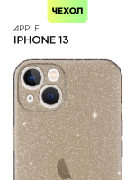 Чехол BROSCORP для Apple iPhone 13 оптом (арт. IP13-TPU-BRILLIANCE-BLACK)