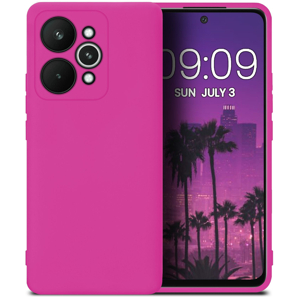 Мягкий Soft Touch чехол из силикона для REALME 15 PRO с бархатной подкладкой