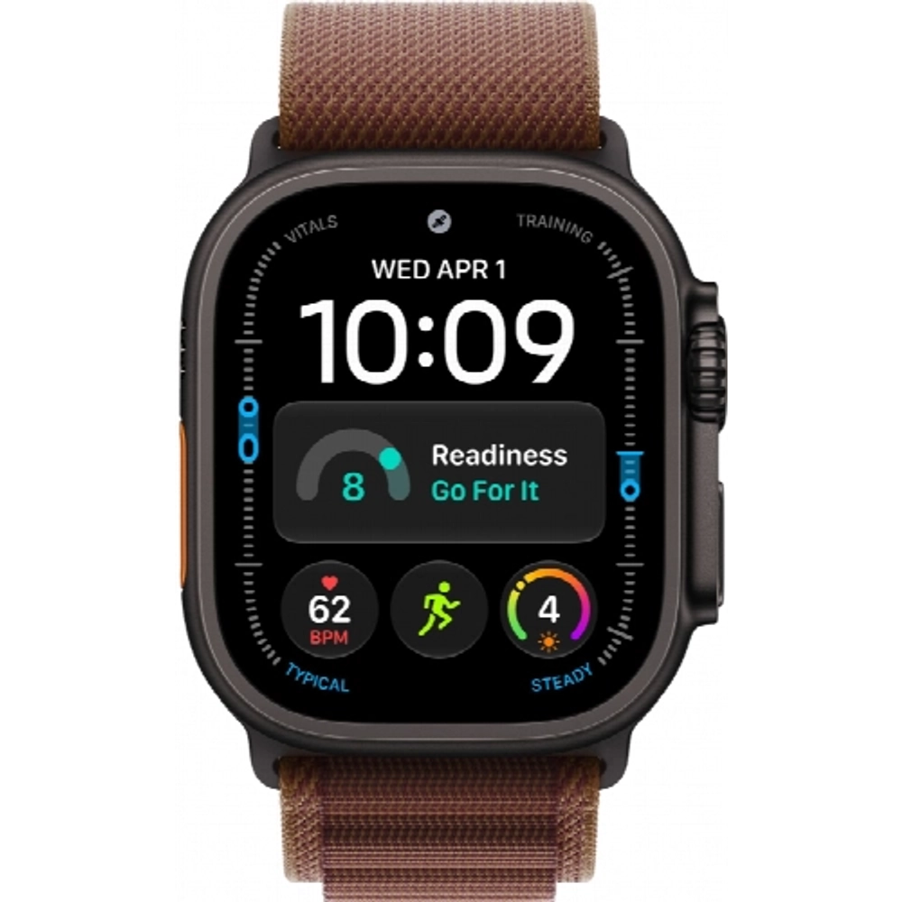 Смарт-часы Apple Watch Ultra 4 49 mm, Black Titanium case | ремешок Alpine Loop | Burgundy, L