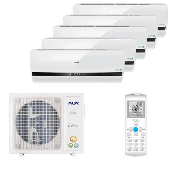 Мультисплит система на 5 комнат AUX AMWM-H09/4R1 x 5 / AM5-H42/4DR1