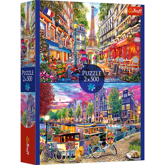 Puzzles - "2x500" - European capitals_FSC Mix 70%