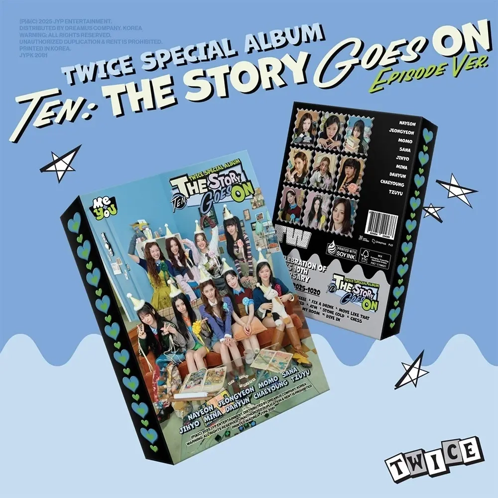 Альбом TWICE - TEN: The Story Goes On [Episode ver.]