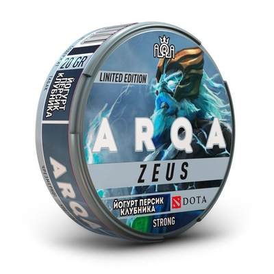 Снюс ARQA DOTA ZEUS (120 МГ) - ЙОГУРТ, ПЕРСИК, КЛУБНИКА