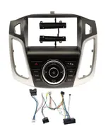 Комплект рамки с разъёмами 9" Ford Focus 3 2011-2019 шайба + кнопки