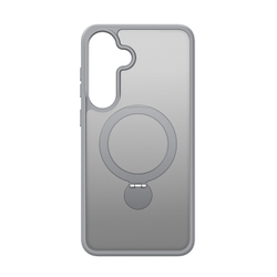 Прозрачный матовый чехол с поддержкой MagSafe для Samsung Galaxy S25, серия Yind Series Case от Dux Ducis (версия с магнитной откидной подставкой)