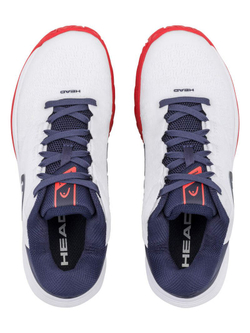 Детские теннисные кроссовки Head Revolt Pro 5.0 - white/navy