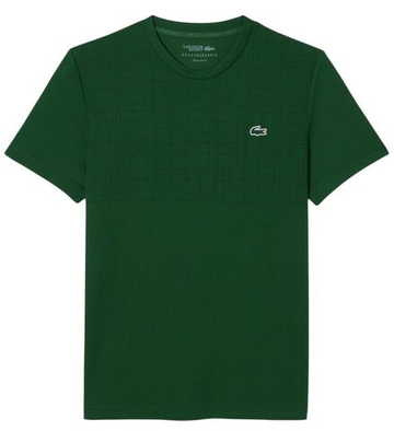 Мужская теннисная футболка Lacoste Tennis x Novak Djokovic - pine green
