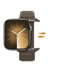 Магнитный ремешок коричневого цвета (Taupe) от Dux Ducis для смарт часов Apple Watch 38, 40, 41, 42мм, серия Strap (BL Series)
