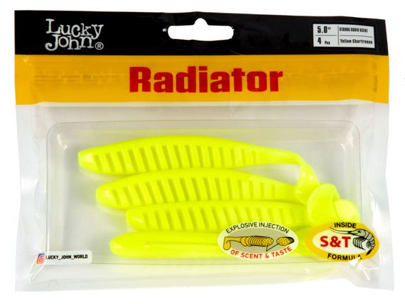 Виброхвосты съедобные LJ Pro Series RADIATOR 5.0"(12,5 см), цв. S88, 4 шт.