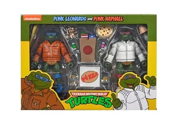 Фигурка NECA TMNT Cartoon Series Punk Leonardo & Punk Raphael Exclusive 2-Pack