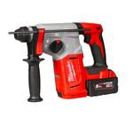 Комплект в кейсе M18 BLH-502X: Аккумуляторный перфоратор 2,3 Дж, Dmax 26 мм, MILWAUKEE M18 BLH-0 ПЛЮС 2 шт Аккумулятора B5 5.0 Ач и Быстрозарядное устройство M12-18 FC 4933478894