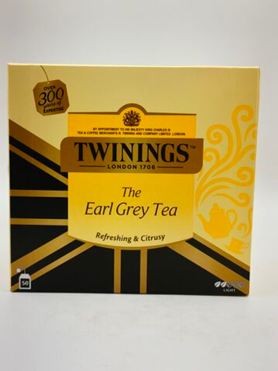 Чай черный Twinings "Earl Grey" пакетированный , 50 х 2 г 100 г (Польша)