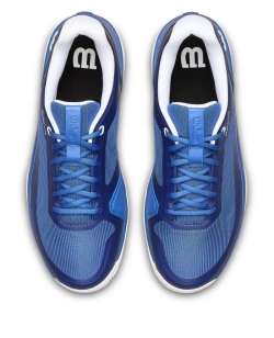 Теннисные кроссовки Wilson Rush Lite 5 - deja vu blue/white/safety yellow