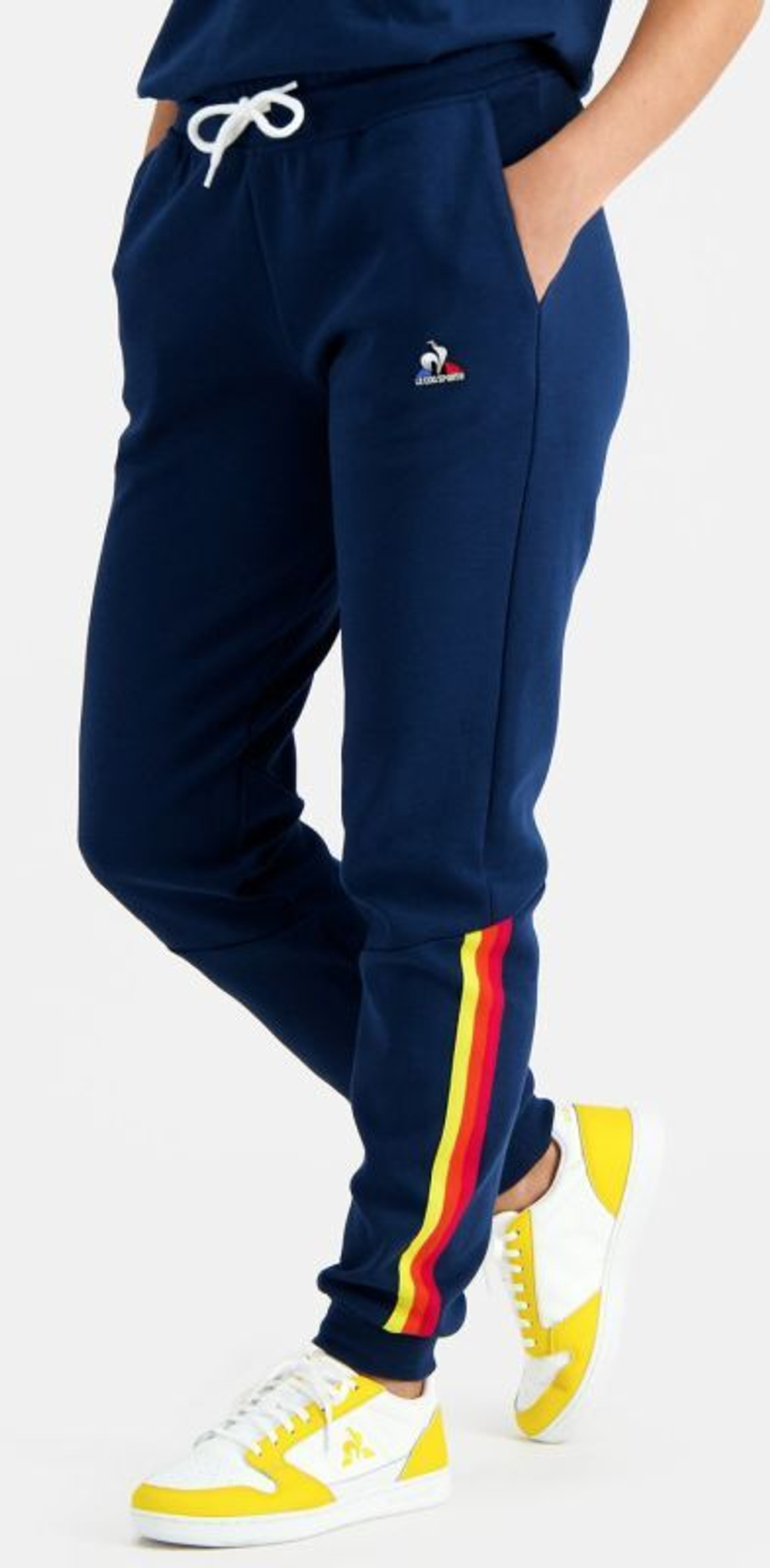 Женские теннисные брюки Le Coq Sportif SAISON Pant Regular N°1 SS23 - небесный