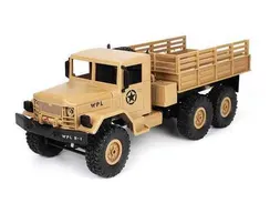 Радиоуправляемая машина WPL военный грузовик (песочный) 6WD 2.4G 1/16 RTR WPL-B-16
