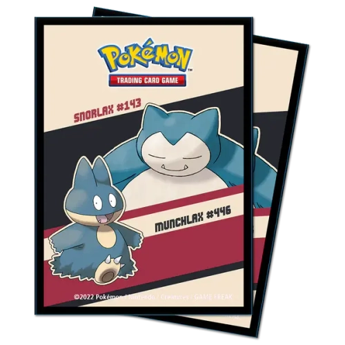 Ultra Pro Standard Deck Protectors - Snorlax & Munchlax (65 Sleeves)