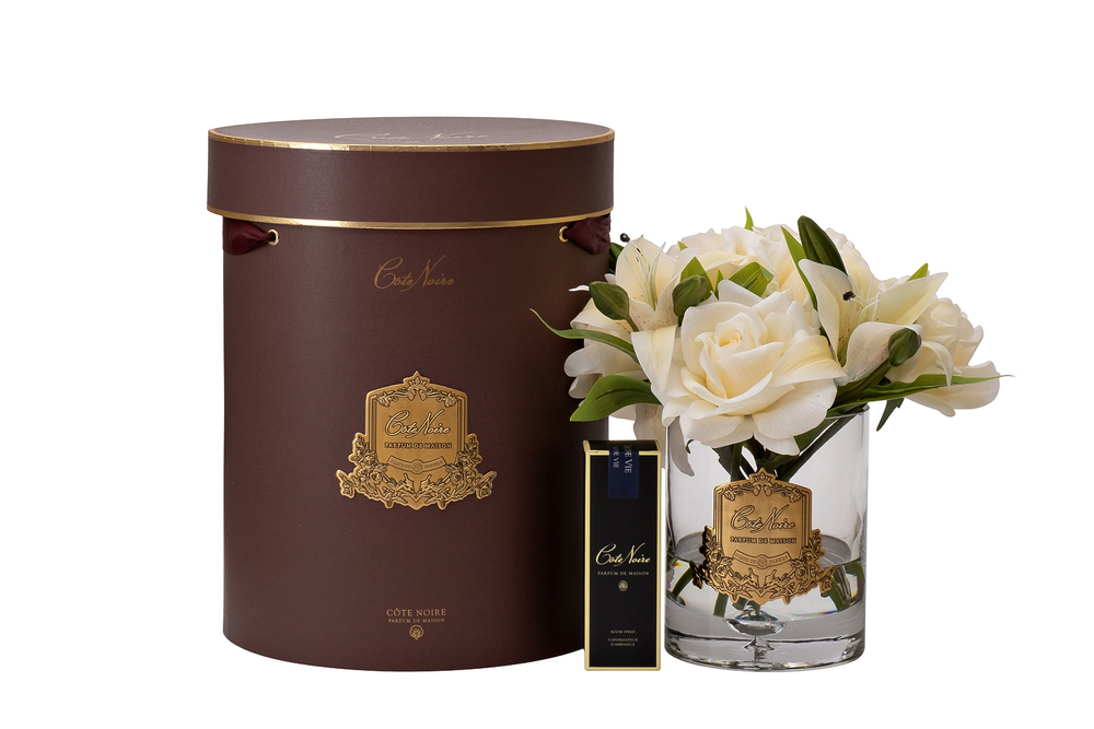 Диффузор Розы+Лилии шампань (Roses&Lilies), спрей Живая Вода (Eau de Vie) 2x10ml в упак. Garda Decor