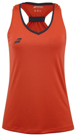 Женский теннисный топ Babolat Play Tank Top Woman - fiesta red