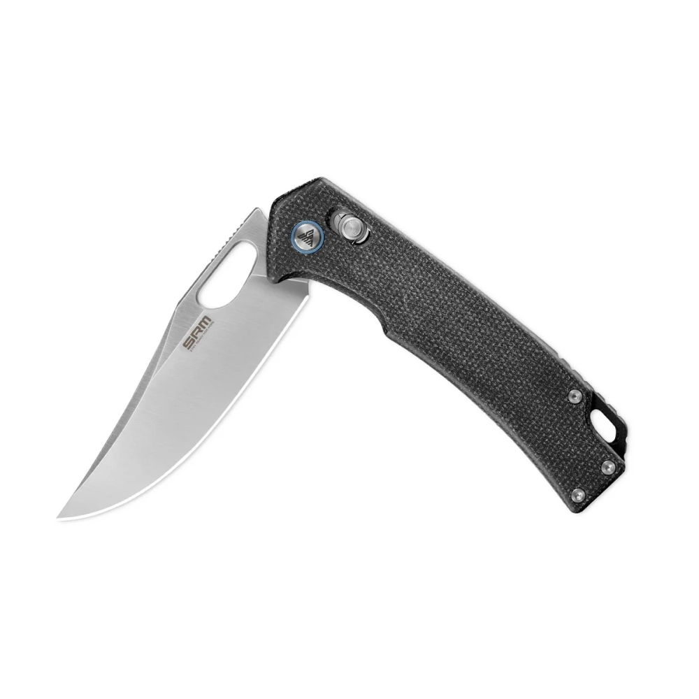 Нож складной SRM 9203-MB Retriever Satin (10Cr15CoMoV, Black Micarta)