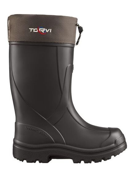 Сапоги муж. с манж. и ткан. утеп.  TORVI -45С ЭВА ТЭП  черн. р.42