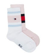 Носки 2 пары Tommy Hilfiger - пудро-розовый(394020001)