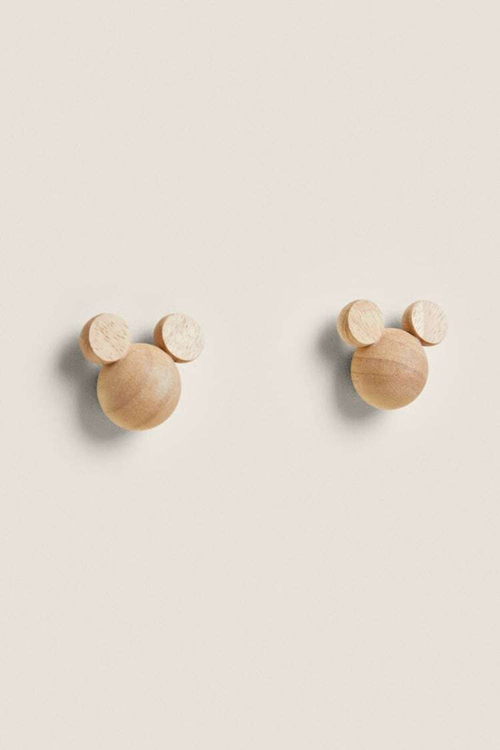 ZARA HOME МЕБЕЛЬНАЯ РУЧКА МИККИ МАУС ДЛЯ ДЕТЕЙ © DISNEY (НАБОР ИЗ 2 ШТ.) СВЕТЛО-БЕЖЕВЫЙ