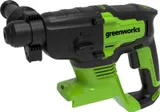 Перфоратор аккумуляторный бесщеточный Greenworks Арт. 3803007UB,  2 Дж, 24V, c 1хАКБ 4 Ач и ЗУ в сумке — фото 2