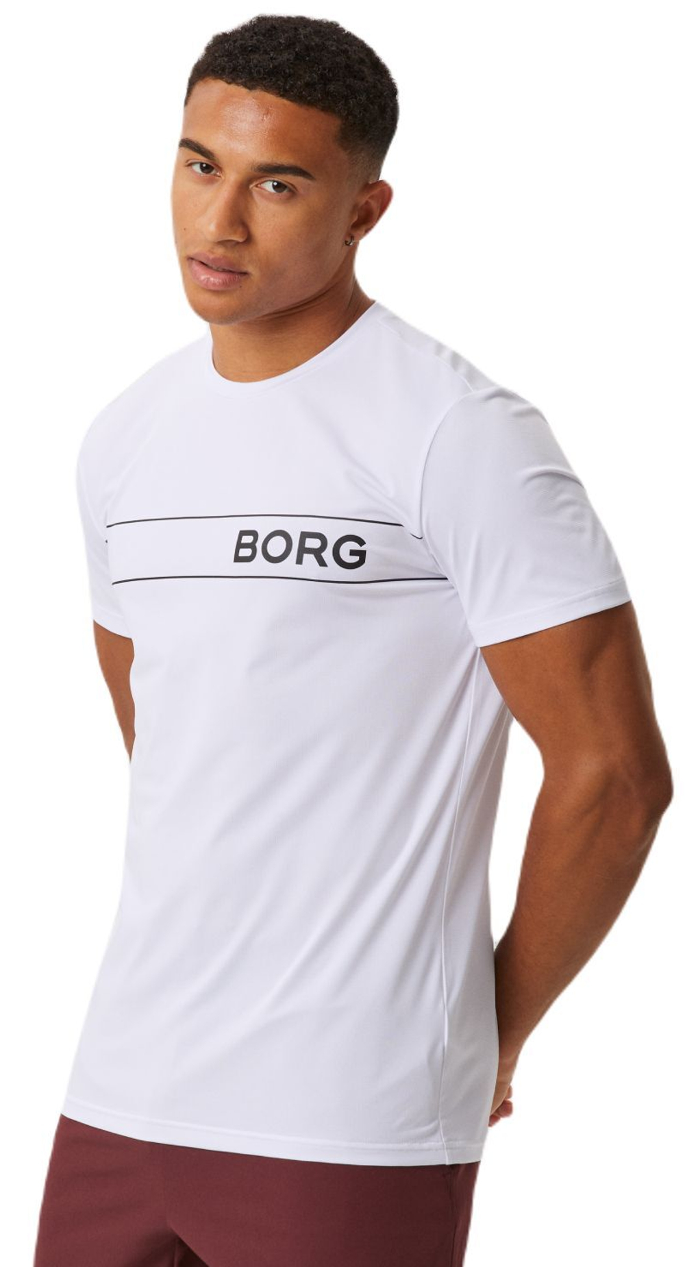 Мужская теннисная футболка Björn Borg Ace Performance T-Shirt - brilliant white