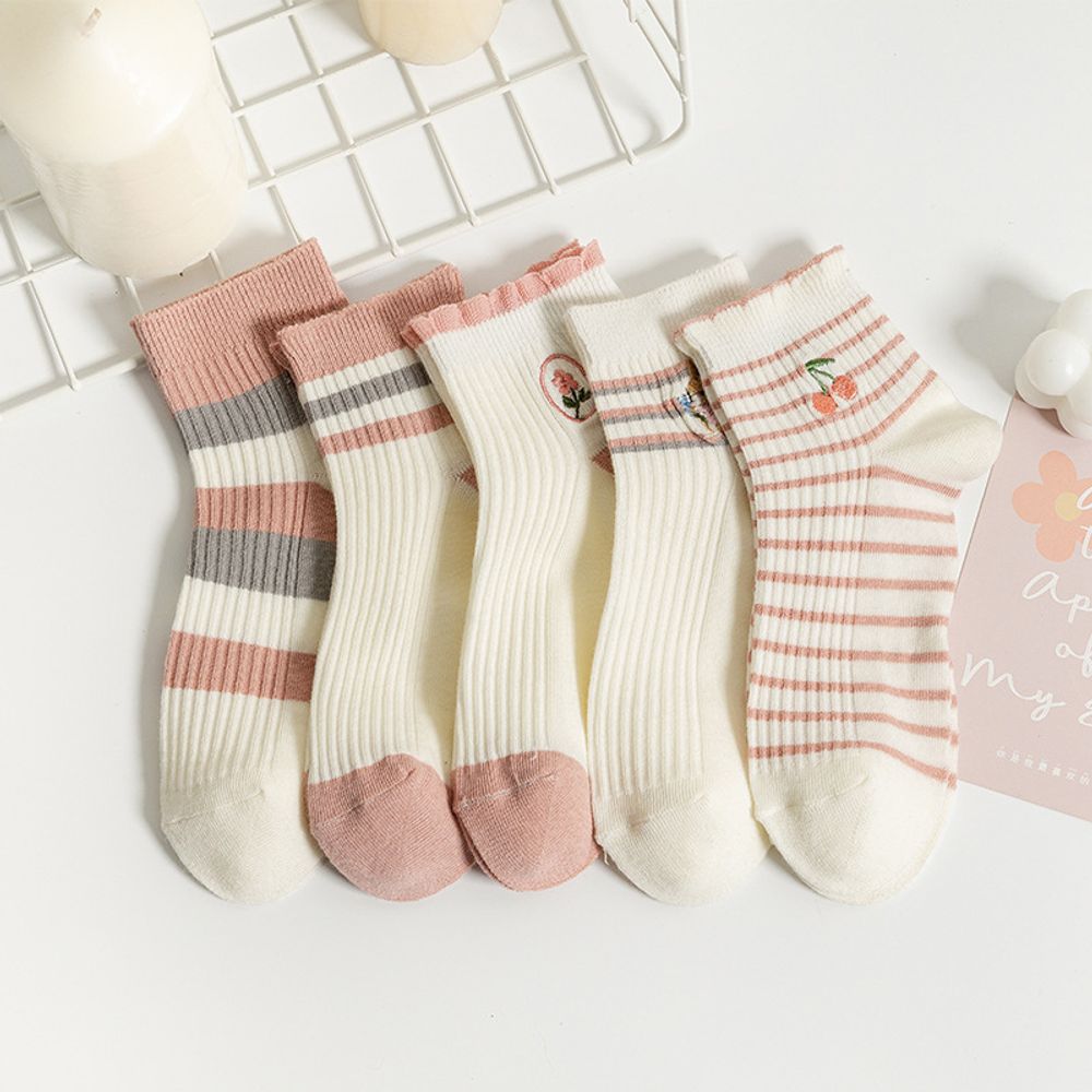 Носки "Stripe New", розовые