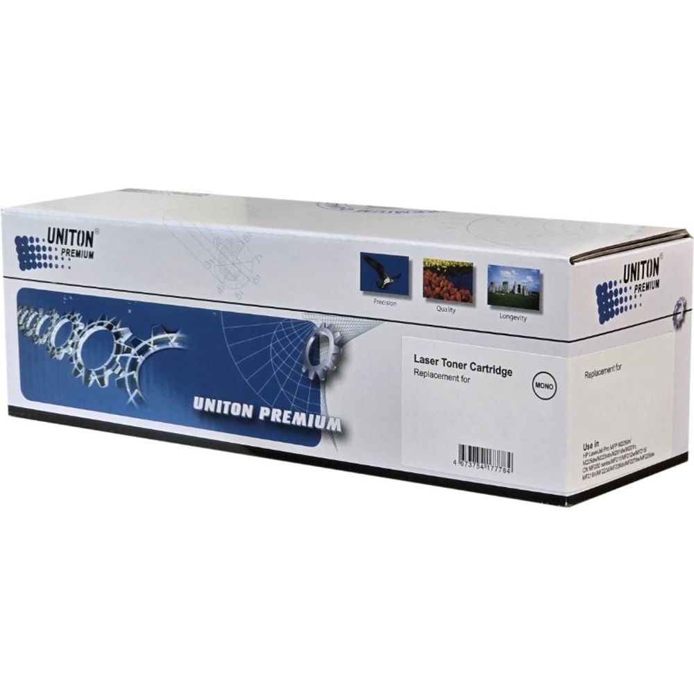 Картридж UNITON, аналог HP CE740A (307A) для Color LaserJet CP5225 черный (7K) Premium GREEN LINE