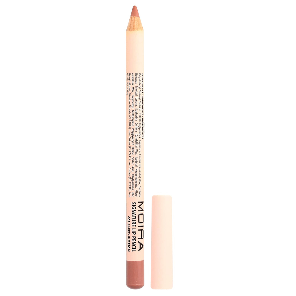 Moira Beauty, фирменный карандаш для губ, оттенок 002 Barely Blossom, 1,1 г (0,04 унции)