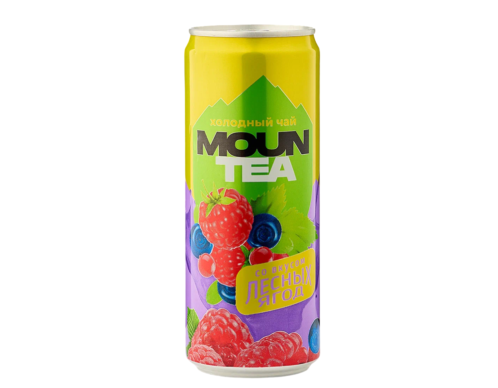 ЧАЙ ХОЛОДН.БАВАРИЯ MOUNTEA NICE TEA 0,33Л ЛЕСН.ЯГОДЫ ЖБ